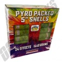 5 Inch Pyro Packed Canister Shells 24pk